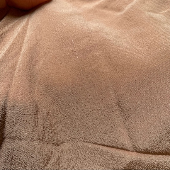 Eileen Fisher bias cut silk midi skirt clay blush terra cotta - Picture 10 of 10